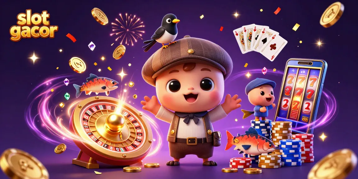 Spin the slot gacor reels with baby Nessie and friends amidst coins and gems!