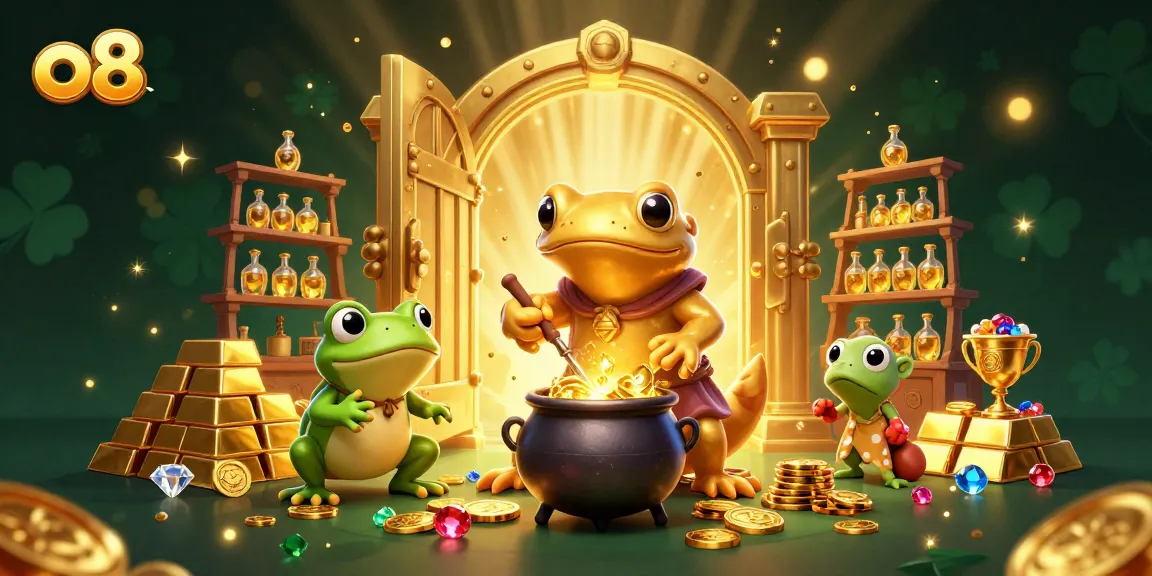 Experience thrilling wins at o8 with a golden alchemist transforming base metals into riches!