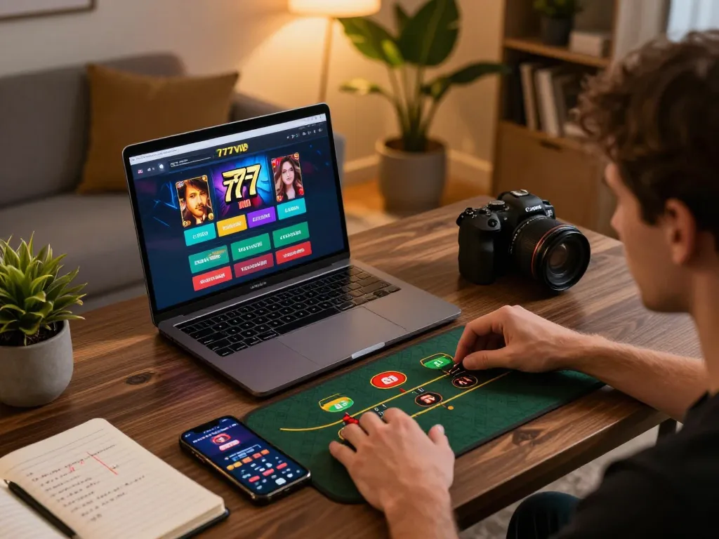Experience dynamic gameplay on 777vip while betting strategically at home in a cozy environment
