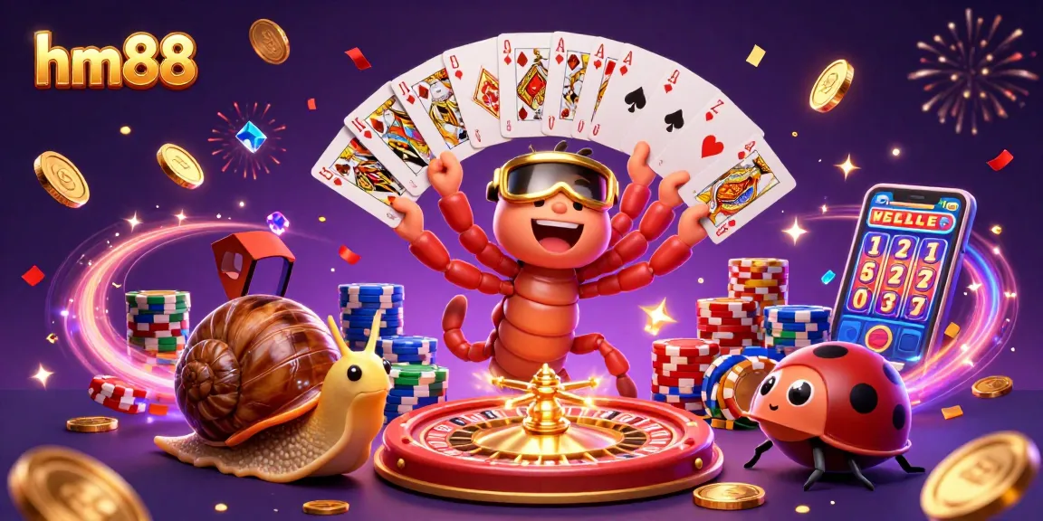Experience winning strategies at hm88 with vibrant 3D casino scene showcasing thrilling game elements.