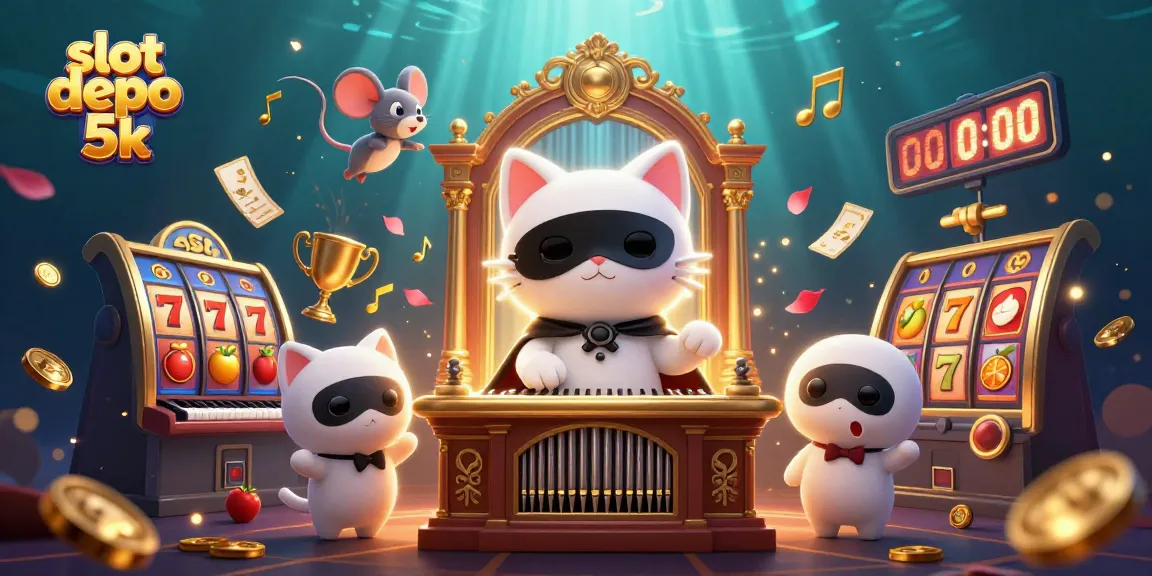 Experience the thrill of slot depo 5k with dynamic casino elements and vivid characters in play.