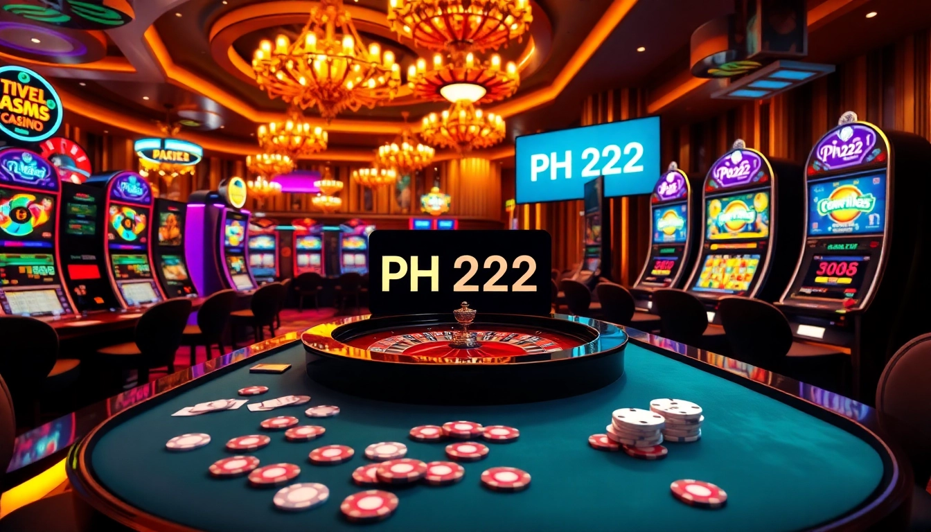 Experience big wins at PH222 casino with vibrant slot machines and exciting gameplay.