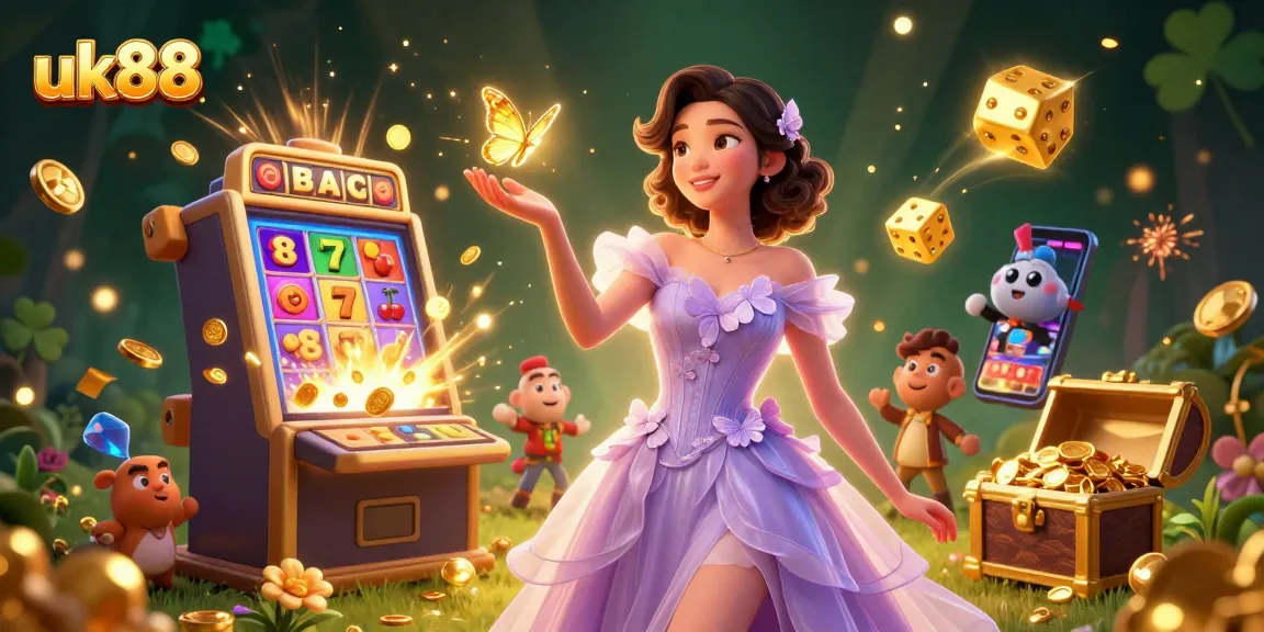 Enjoy thrilling slots at uk88 with vibrant jackpots bursting from the screen and captivating game elements.