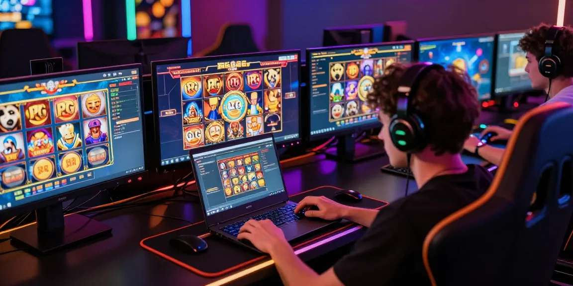 ผู้เล่นกำลังสนุกกับเกมสล็อตออนไลน์ สล็อตทรู ที่มาพร้อมกราฟิกสวยงาม และบรรยากาศที่มีชีวิตชีวา