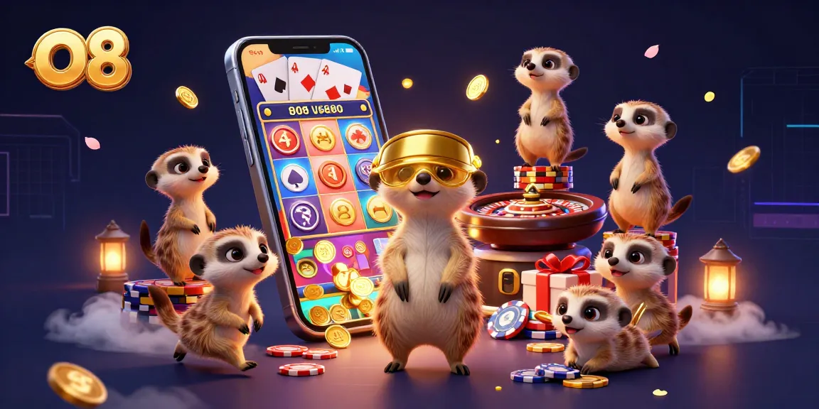 Experience vibrant gaming with O8's meerkat casino operation, showcasing excitement and strategy.
