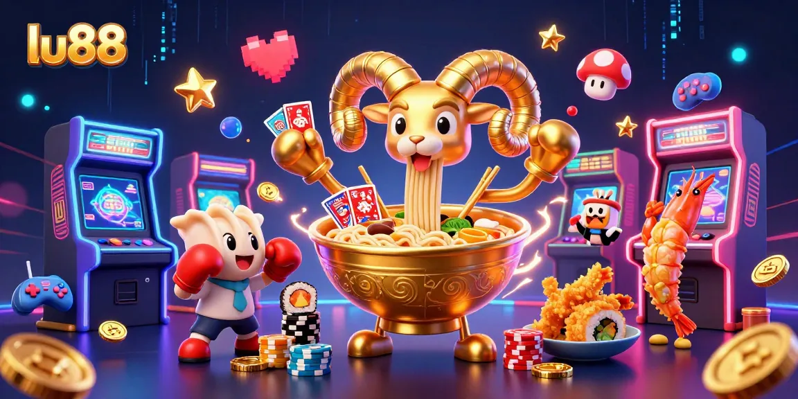 Play exciting games at lu88 with unique characters in a vibrant casino environment