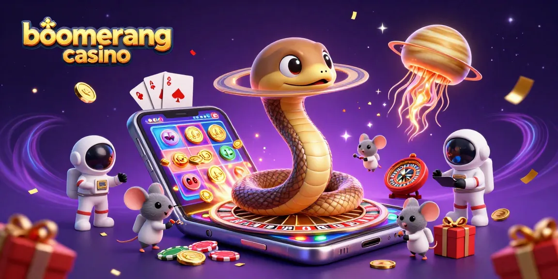 Zaigrajte na boomerang casino z igralnimi avtomati in prazničnimi dodatki.