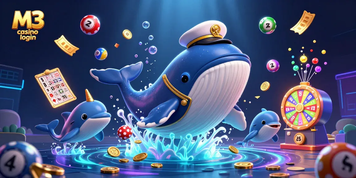M3 casino login: Dive into thrilling gameplay with a vibrant scene of cartoon sea creatures and casino fun.