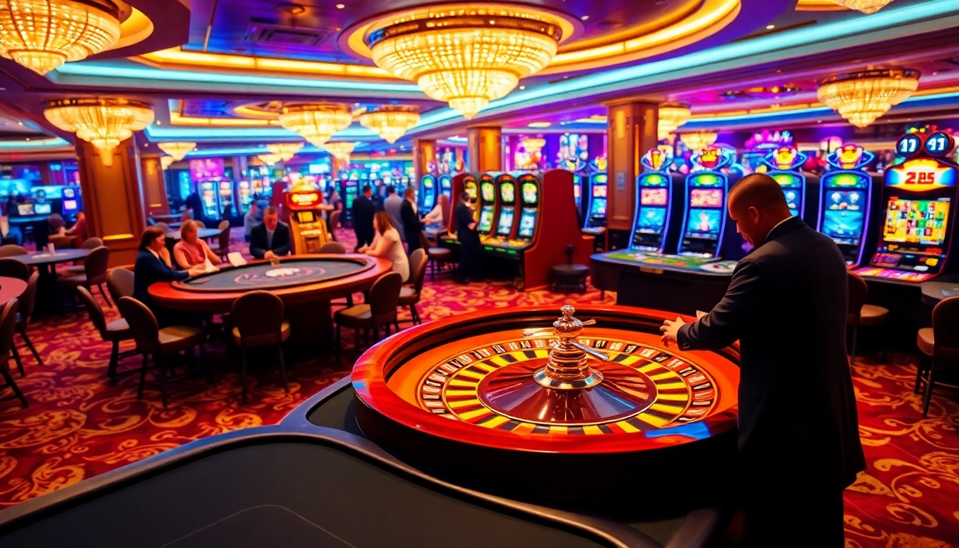 Experience the excitement at TG777's luxurious online casino filled with vibrant action.