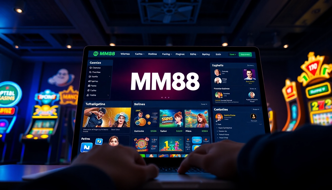 MM88 com online betting interface with engaging games and user interaction.