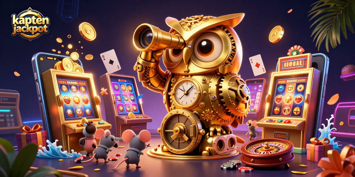 Experience the excitement of kaptenjackpot with rich 3D casino elements and lively gaming characters.