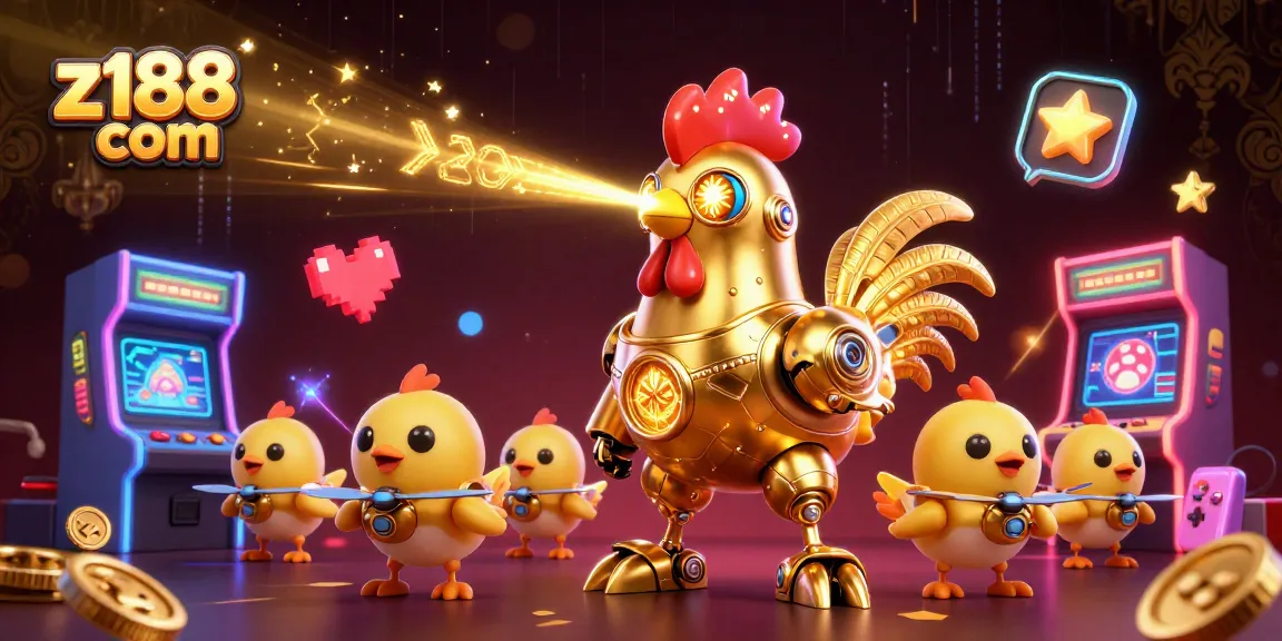 Experience the excitement of z188 com with a colorful, dynamic casino-themed 3D illustration.
