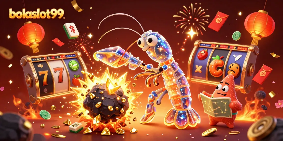 Bolaslot99 engages with vibrant slot elements in a dynamic casino celebration