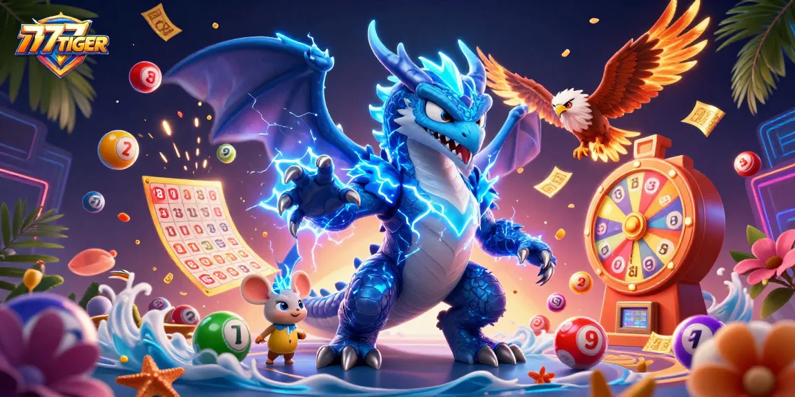Engaging 777TIGER casino experience showcasing dynamic characters and vibrant gaming elements.