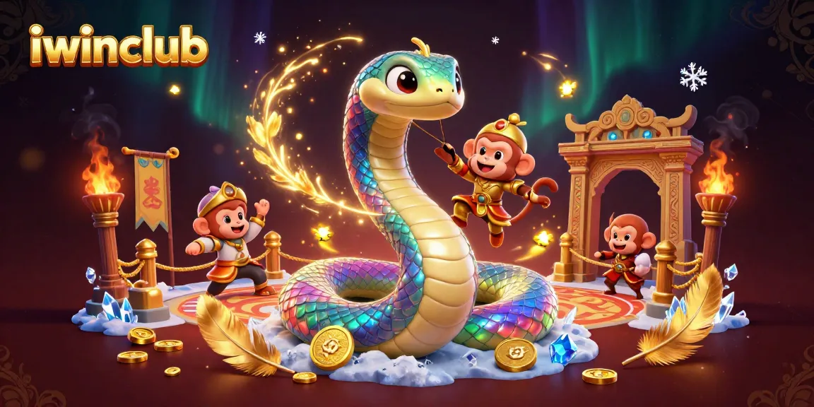 Engaging players with iwinclub through a vibrant illustration of a casino scene featuring dynamic characters and elements.