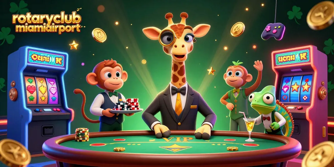 Experience exciting gameplay at rotaryclubmiamiairport with dynamic casino characters and vibrant gaming elements.