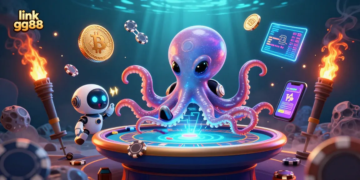 Experience the excitement of gaming at link gg88 with vibrant alien-themed digital art.