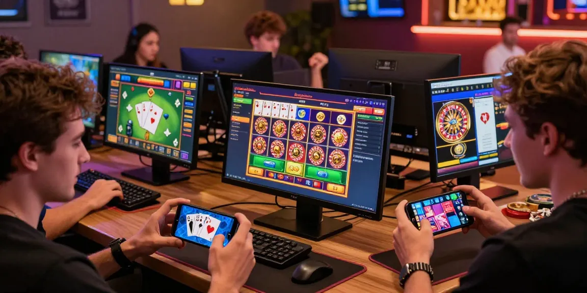 Excited players celebrating wins on 68gamebai in a dynamic online gaming environment.