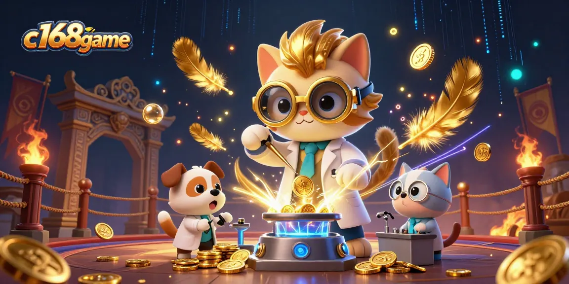 Experience the excitement of c168game in a vibrant casino world filled with gold coins and dynamic elements.