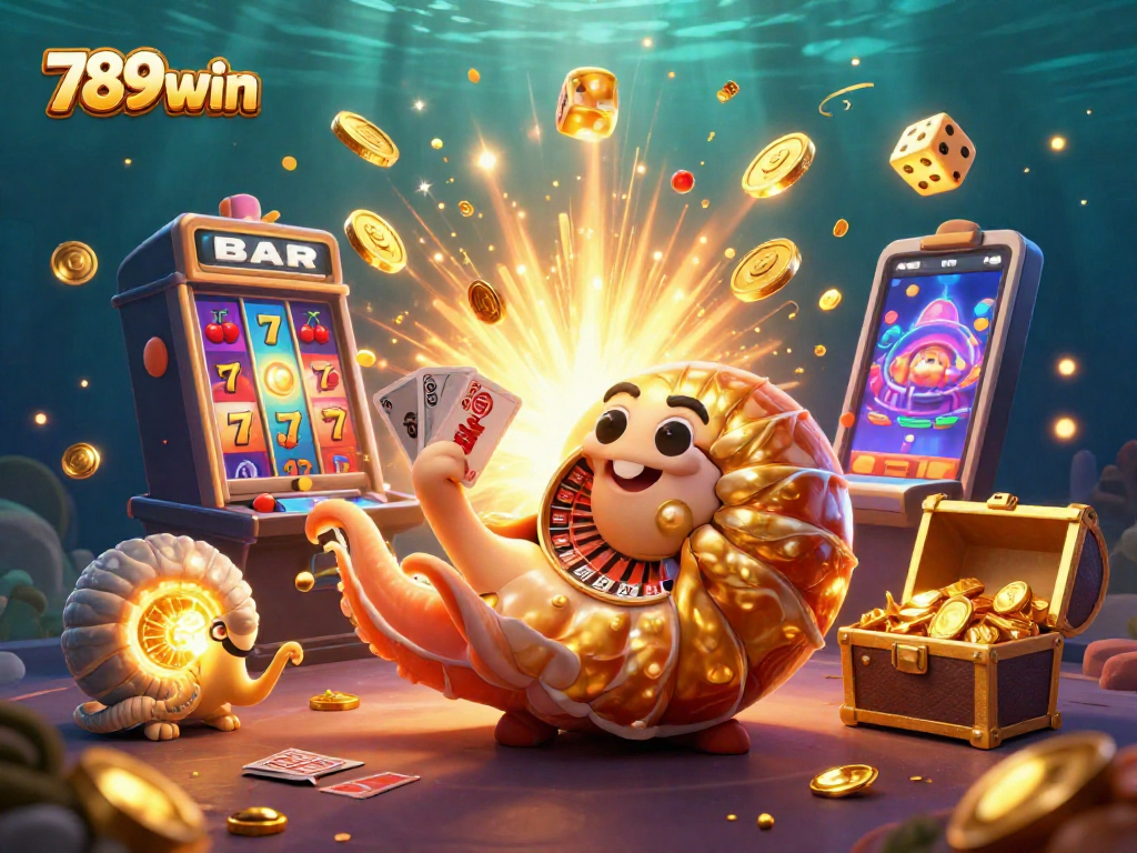 Experience thrilling games at 789win with vibrant casino elements and characters.