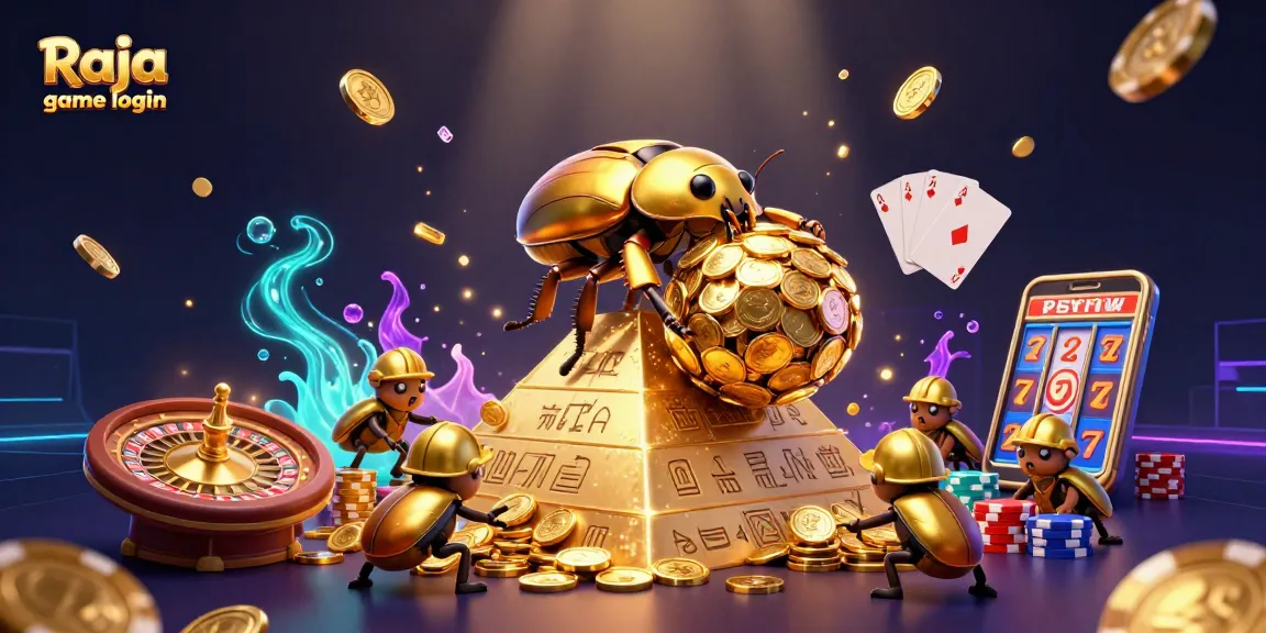 Experience Raja game login with exciting gameplay amidst a dazzling array of casino elements.
