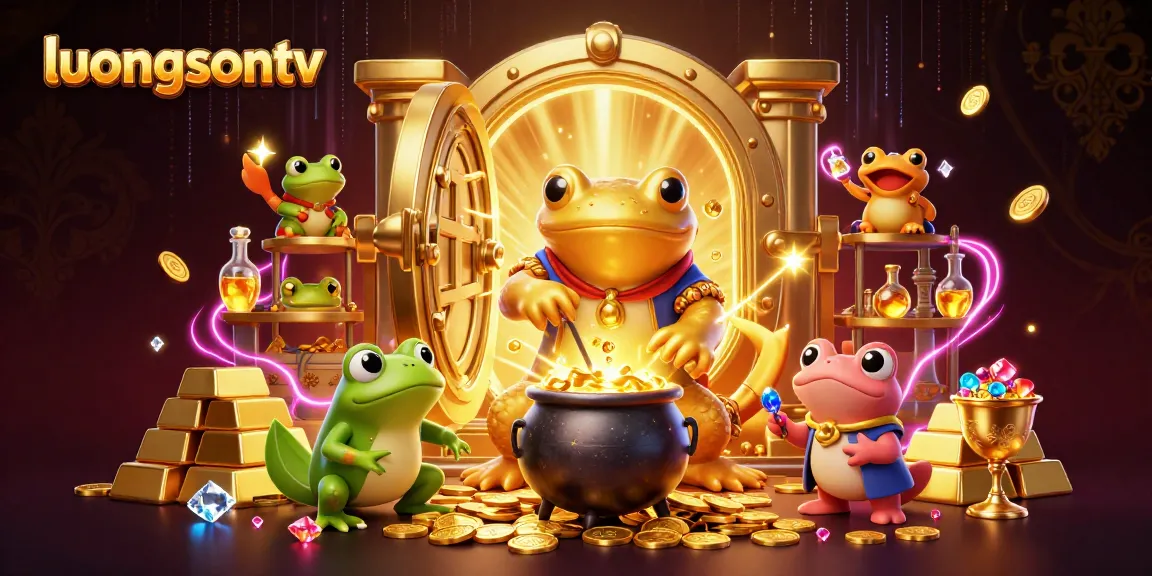 Experience thrilling wins with luongsontv's dynamic live sports betting, surrounded by golden riches and magic.