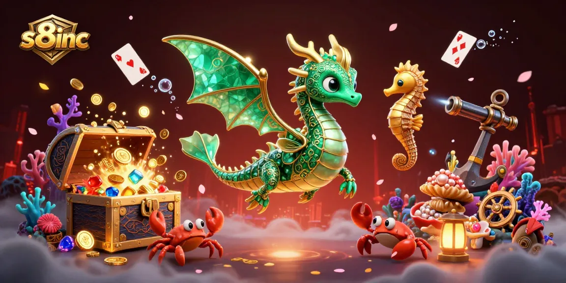 Join the fun at S8inc with our vibrant sea dragon scene featuring thrilling casino elements!