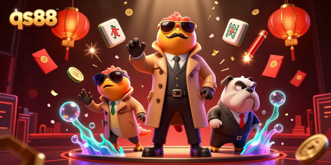 Experience the excitement of qs88 with raptors in disguise trying to enter a VIP lounge at a lively casino.