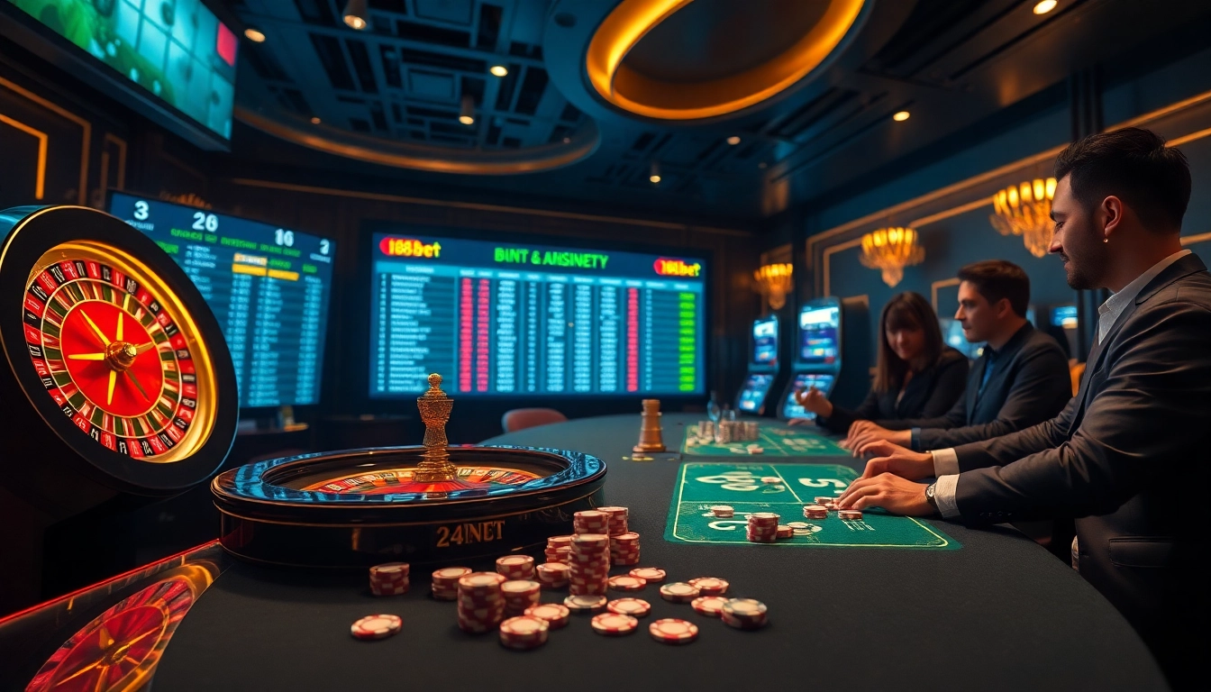 Engage in thrilling online gaming with 188bet's captivating casino tables and vibrant slot machines.