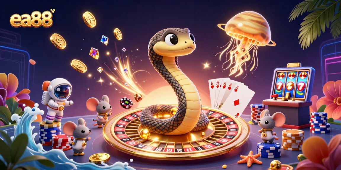 Experience thrilling gaming at ea88 with astronaut mice betting on a cosmic roulette wheel