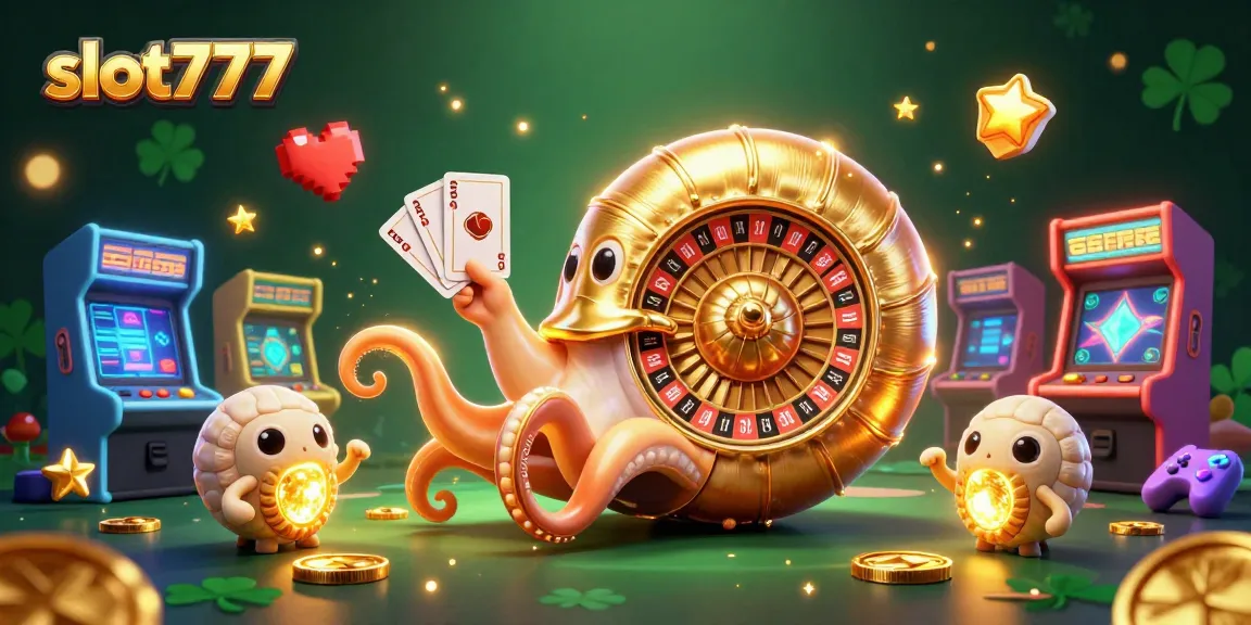 Spin slot777 with a vibrant scene showcasing a glowing nautilus roulette wheel and colorful gaming elements.