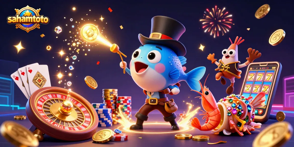 Menggoda keberuntungan dengan sahamtoto, anglerfish memikat koin emas dalam dunia togel modern.