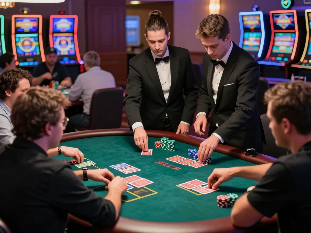 Players engage in high-stakes poker at king33 live casino with exciting gameplay and vibrant atmosphere.