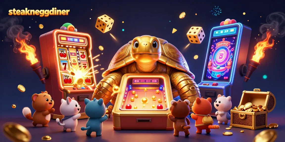 Engage with exciting gameplay at steakneggdiner, featuring slot machines and vibrant casino action.
