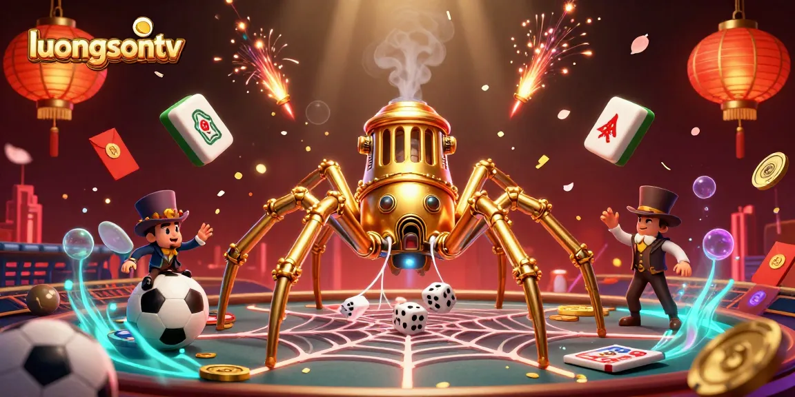 Experience sports betting excitement and strategy with luongsontv's dynamic illustration featuring an engaging scene of betting elements.