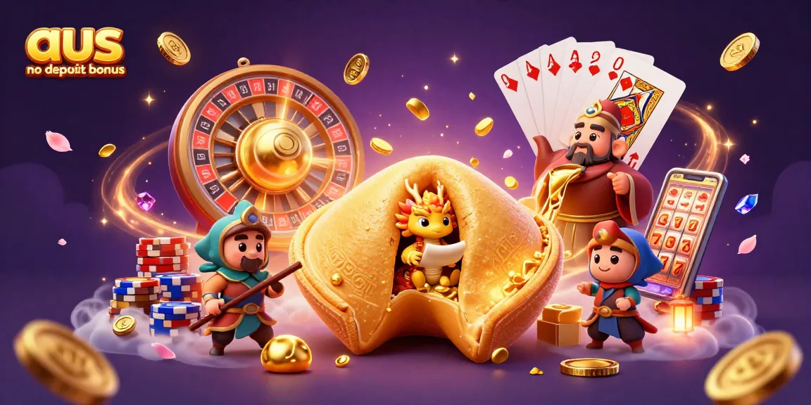 Experience the thrill of aus no deposit bonus with vibrant 3D casino characters and exciting elements.