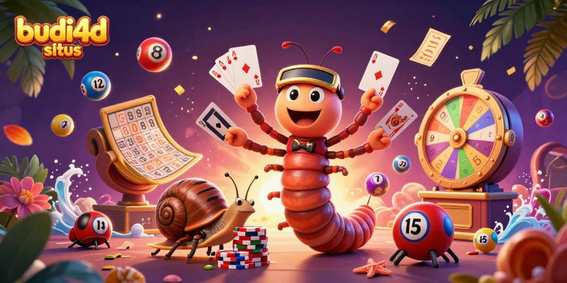 Experience vibrant gameplay with budi4d situs featuring a dynamic millipede dealer and exciting game elements.
