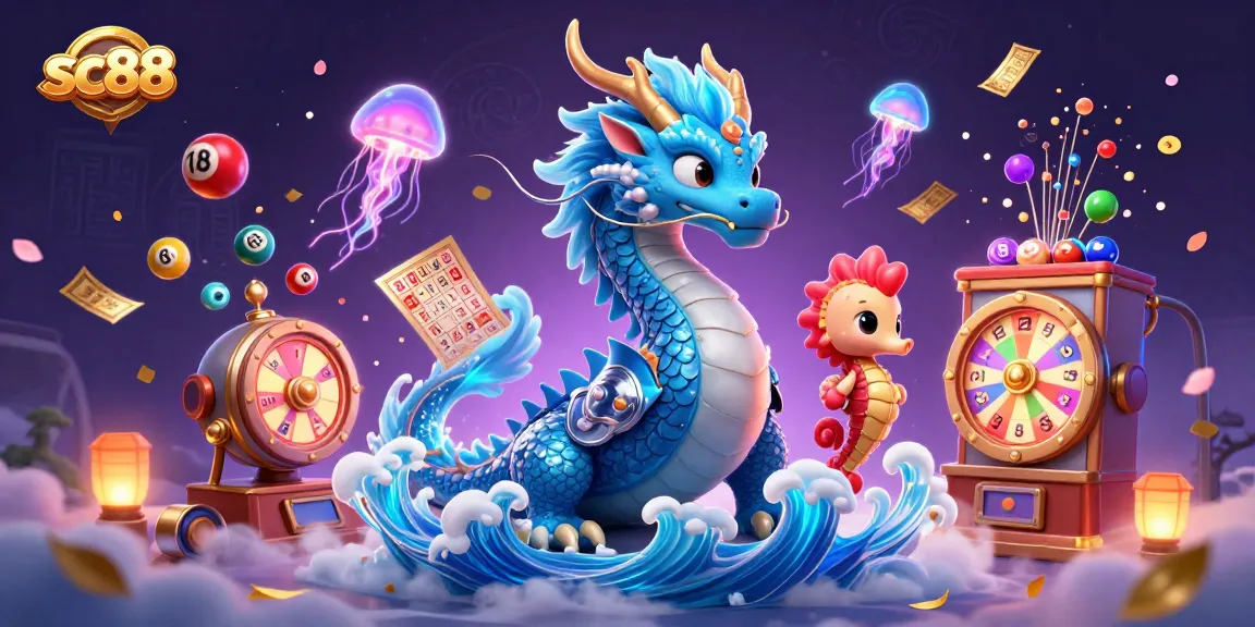 Experience thrilling action with SC88 as the azure dragon and seahorse knight enter the casino adventure.