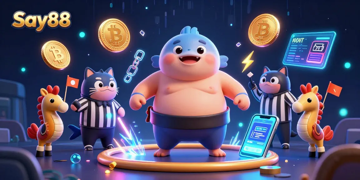 Spin and win at Say88's vibrant underwater casino scene showcasing action-packed gaming elements.