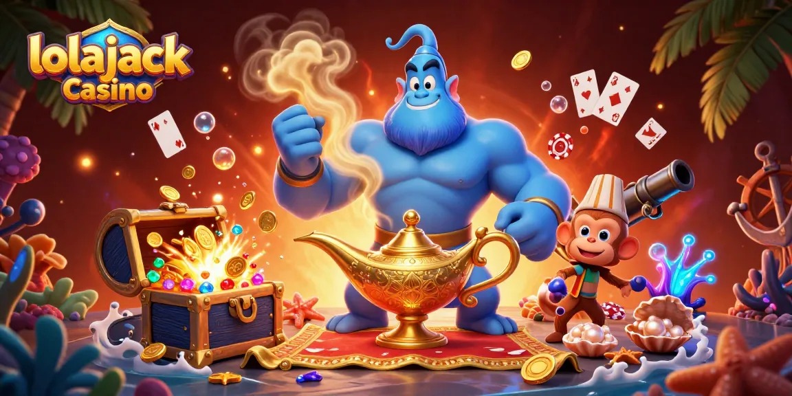 Experience thrilling gameplay at lolajack casino with vibrant 3D characters and rich casino elements.