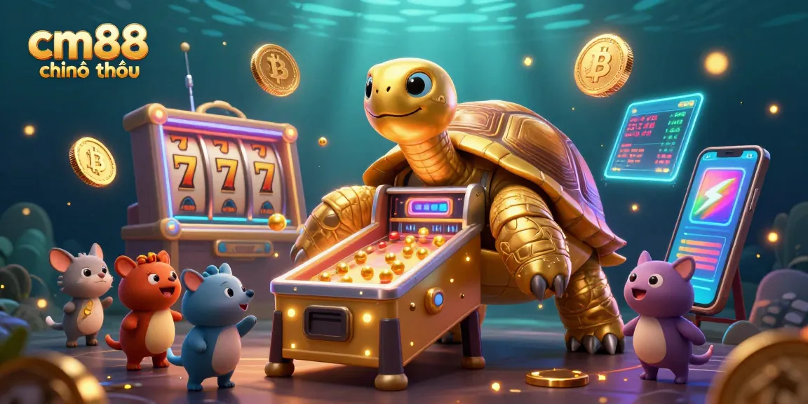 Experience excitement in cm88 chính thức with a colossal tortoise and dynamic slot elements.