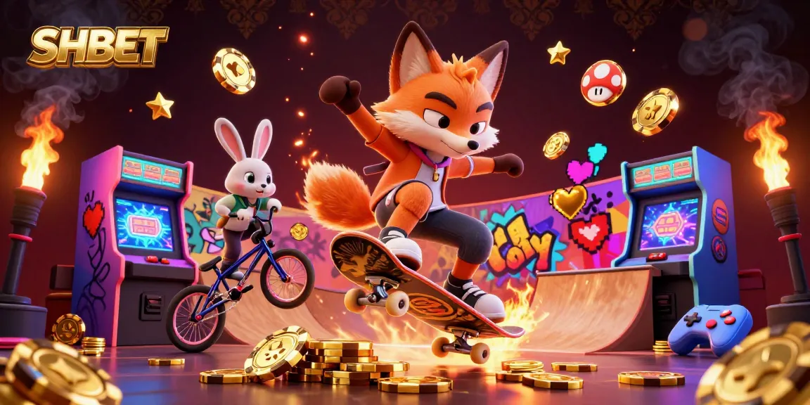 Experience SHBET's vibrant casino adventure with immersive 3D characters and explosive gaming elements.