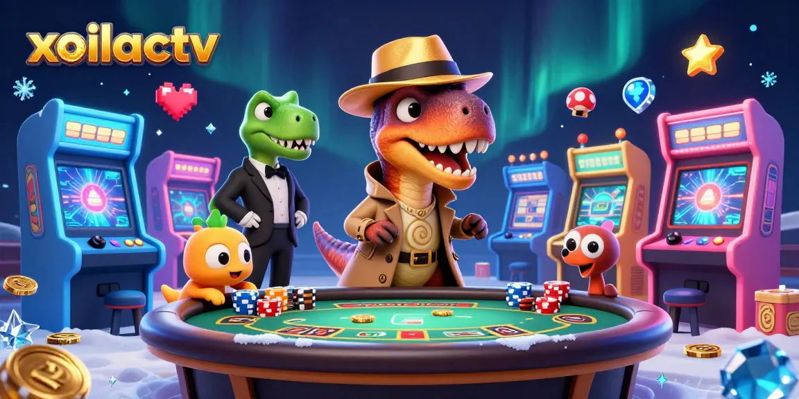 Experience exciting gameplay at xoilactv with vibrant scenes of gambling activity and dynamic character interactions.