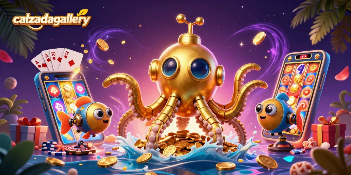 Experience winning strategies at calzadagallery with vibrant slot games, gold coins, and a magical atmosphere.