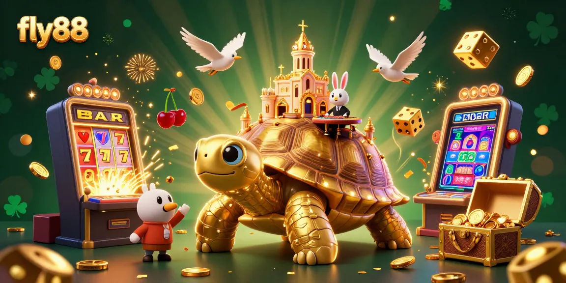 Experience excitement with fly88's vibrant casino scene showcasing thrilling games and dynamic action.