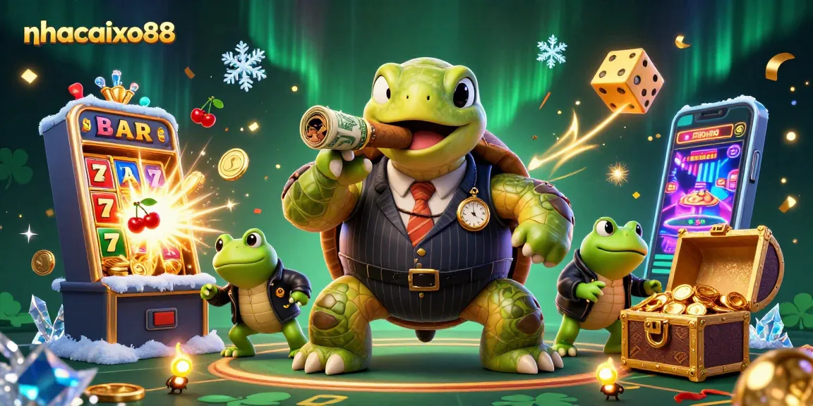 Experience the thrill of winning at nhacaixo88 with a vibrant casino scene and dynamic characters.