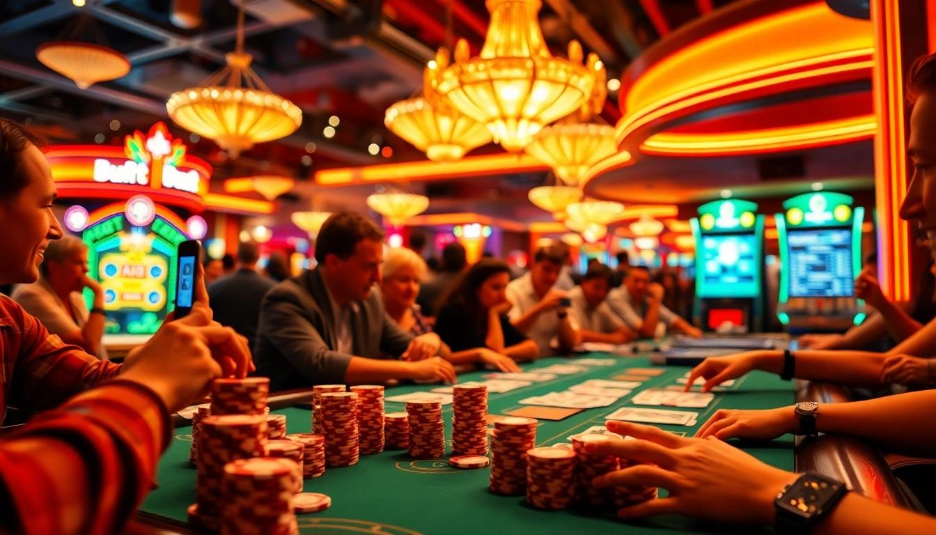 Merasakan arus hoki saat bermain blackjack di kasino dengan suasana yang meriah.