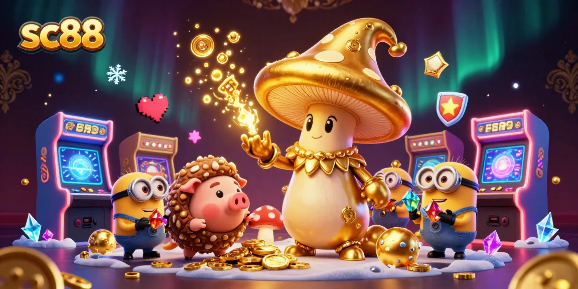 Experience thrilling gaming adventures at SC88 with vibrant characters and enticing treasures.