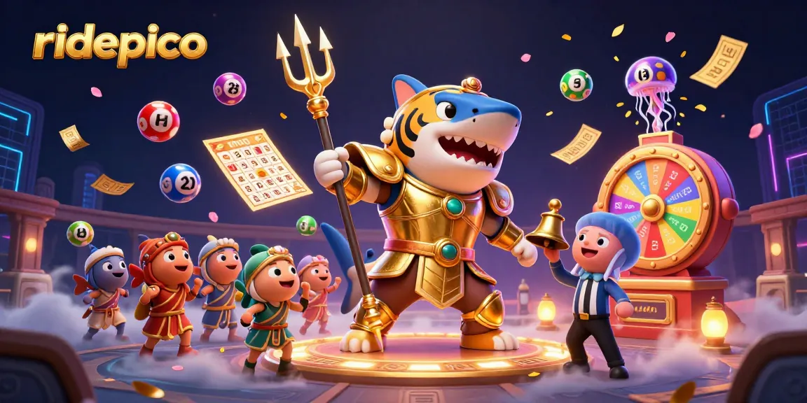 Engage with ridepico as you experience thrilling underwater jackpots with animated characters and dynamic gaming elements.