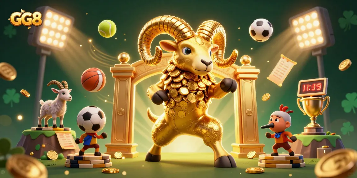 Experience thrilling gaming at GG88 with golden ram and dynamic sports elements.